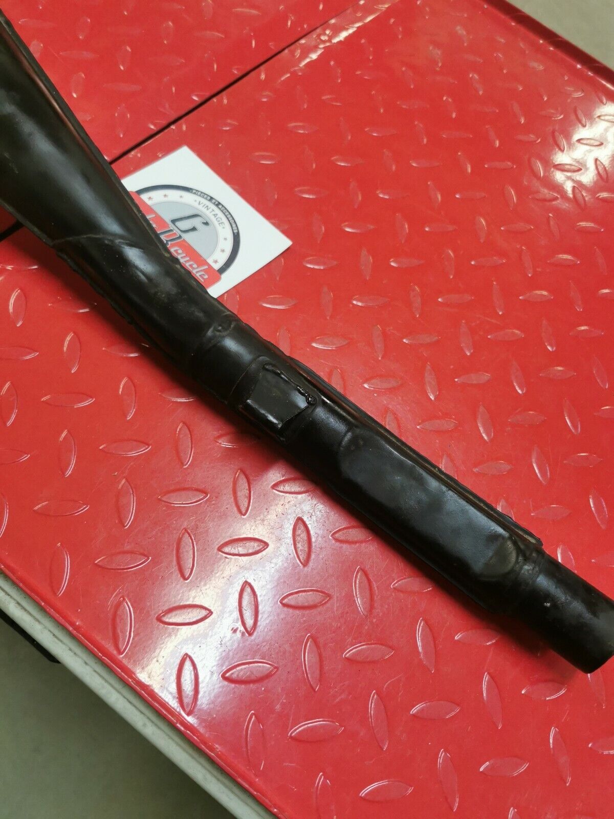 Honda CR250M 1976 exhaust pipe header expansion chamber 1975