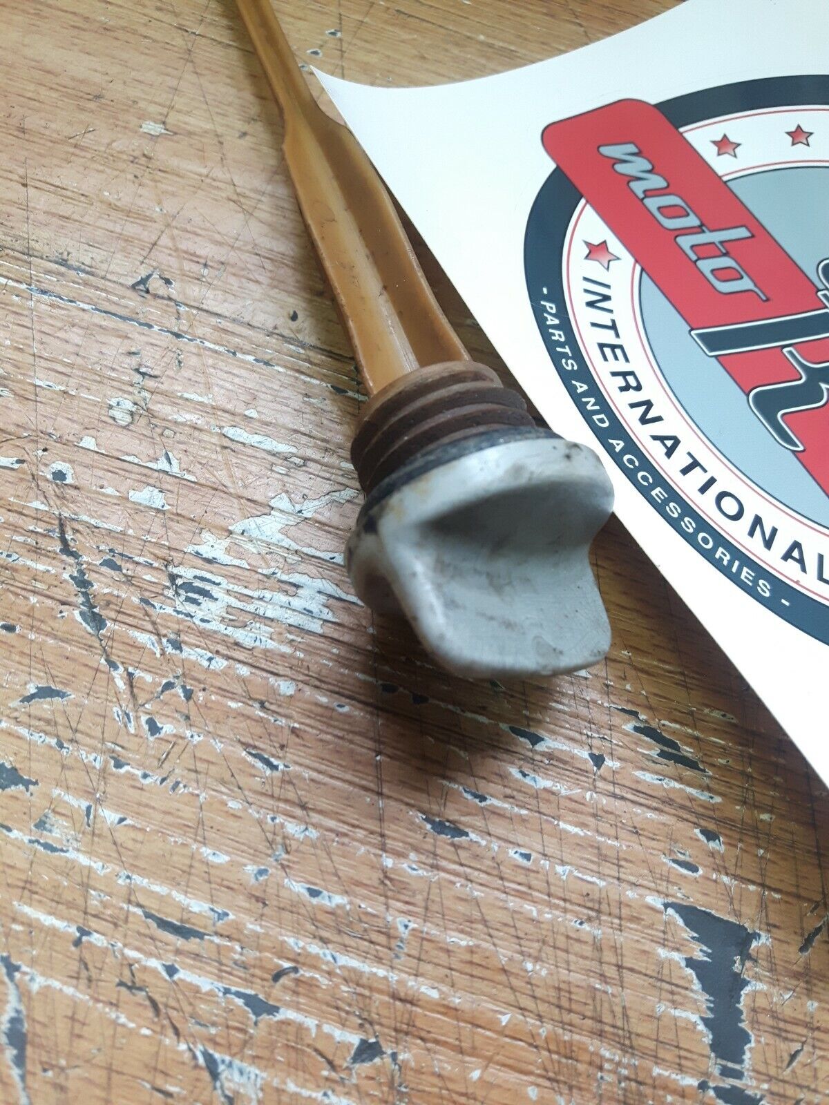 Honda XR200R 1983 oil dipstick level gage dip stick xr200 xr185 xl185s xl125s ..