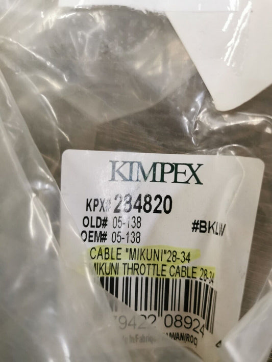 NOS KIMPEX Ski-doo LONGTRAK 1985 STAR 1984 GEMINI 244 THROTTLE CABLE 05-138 J41