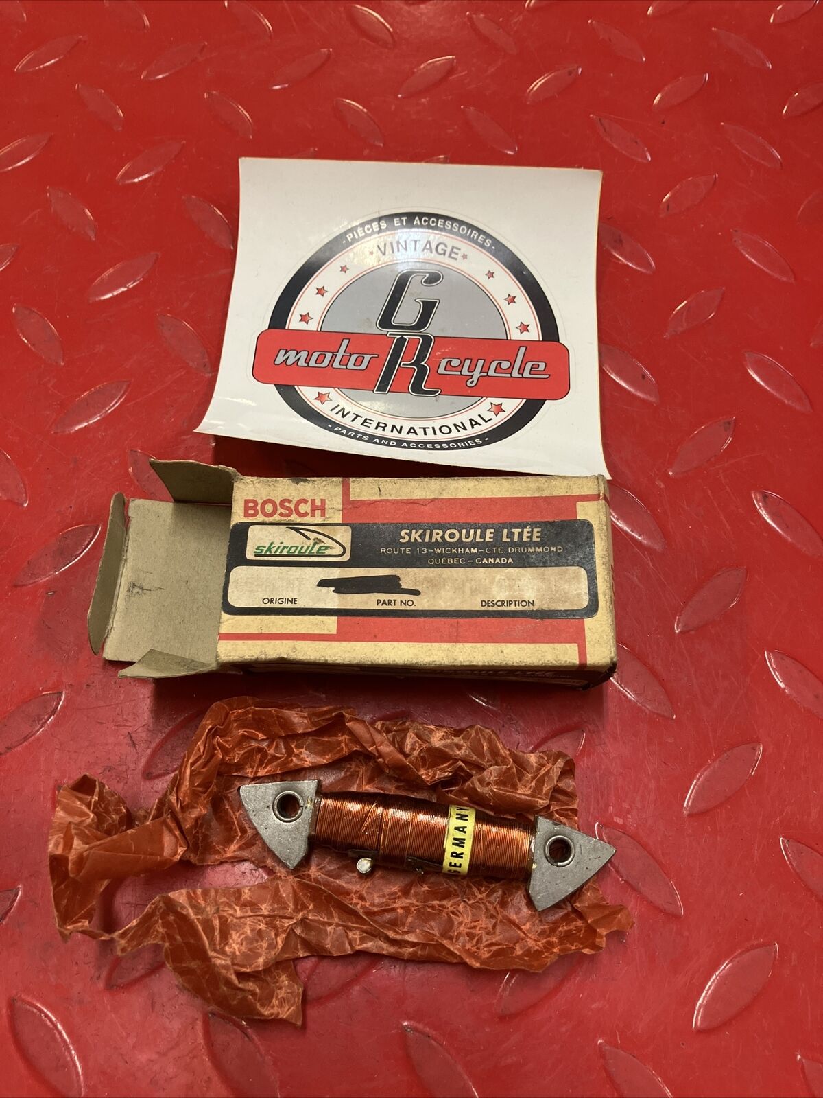 Nos Skiroule Bosch stator coil 1144-4833 1 214 210 183 S1