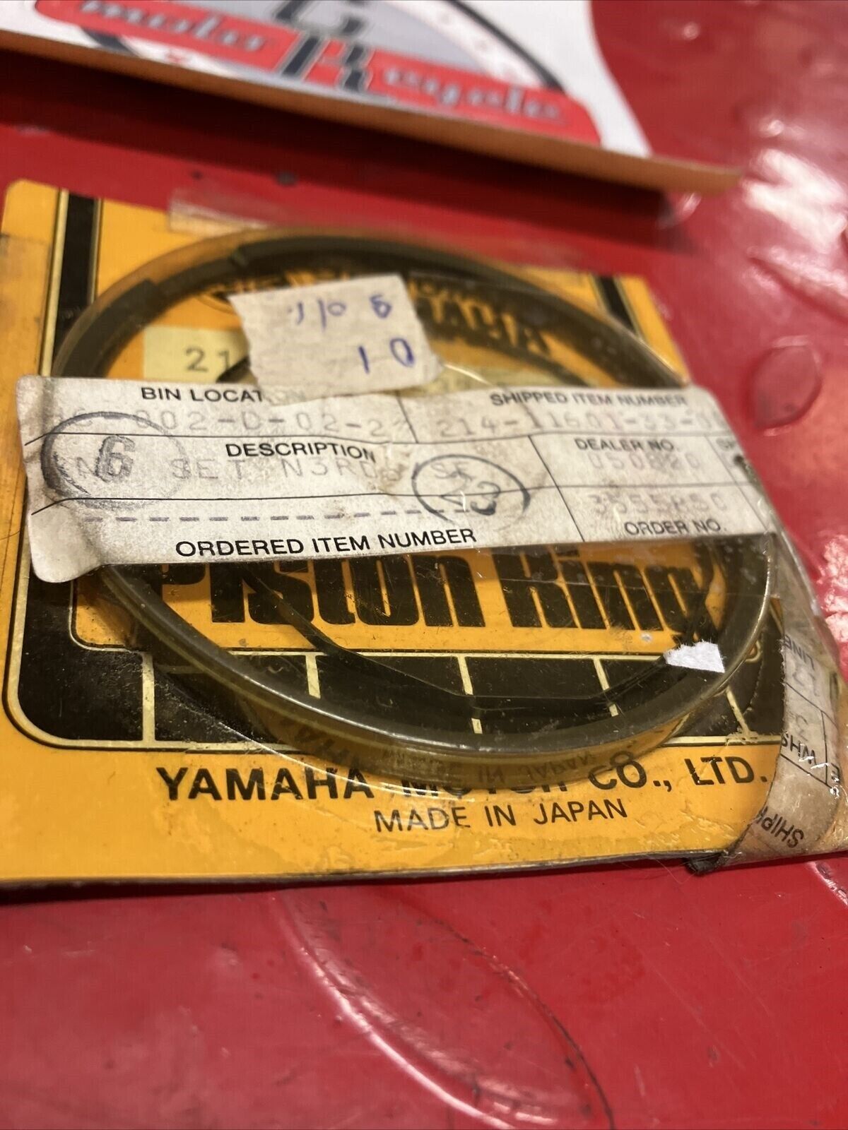 NOS YAMAHA DT1 PISTON RING SET 3RD 0S 214-11601-33-00 Y67