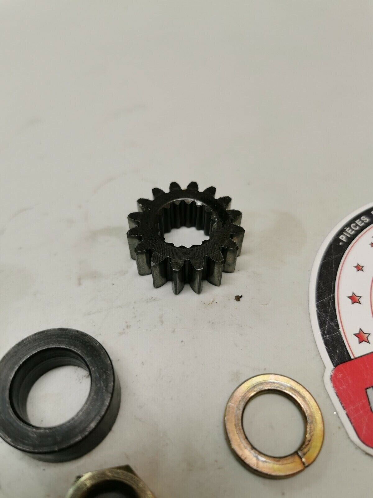 Honda XR80R 1993 primary drive gear nut washer