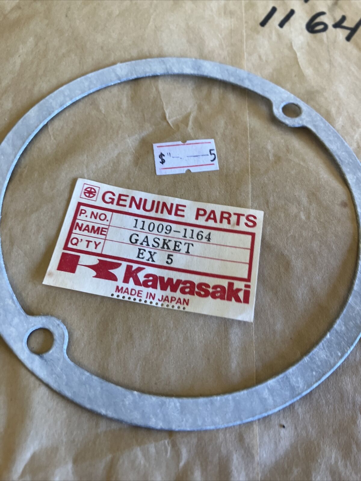 NOS Kawasaki KZ550 KZ650 KZ750 ZX ZR CONTACT BREAKER POINT COVER GASKET K10