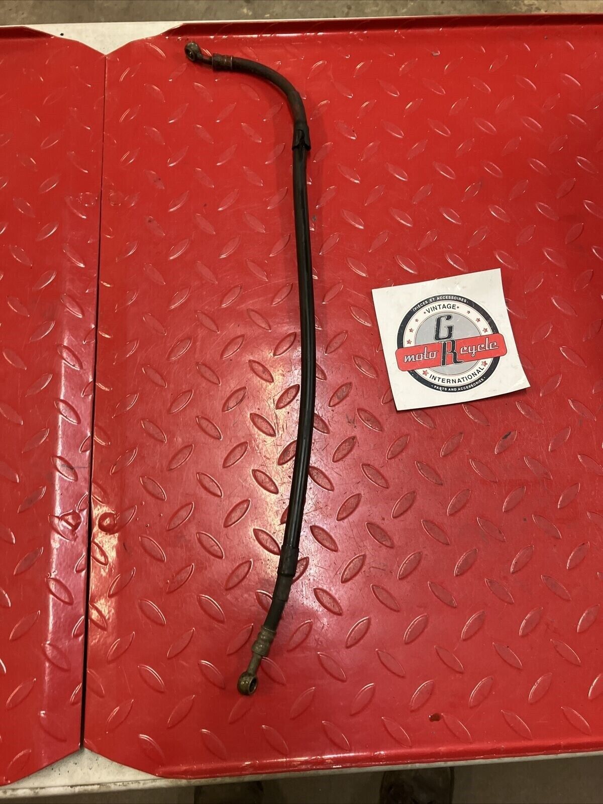 Honda CR250R 1988 rear brake master cylinder hose line CR500R