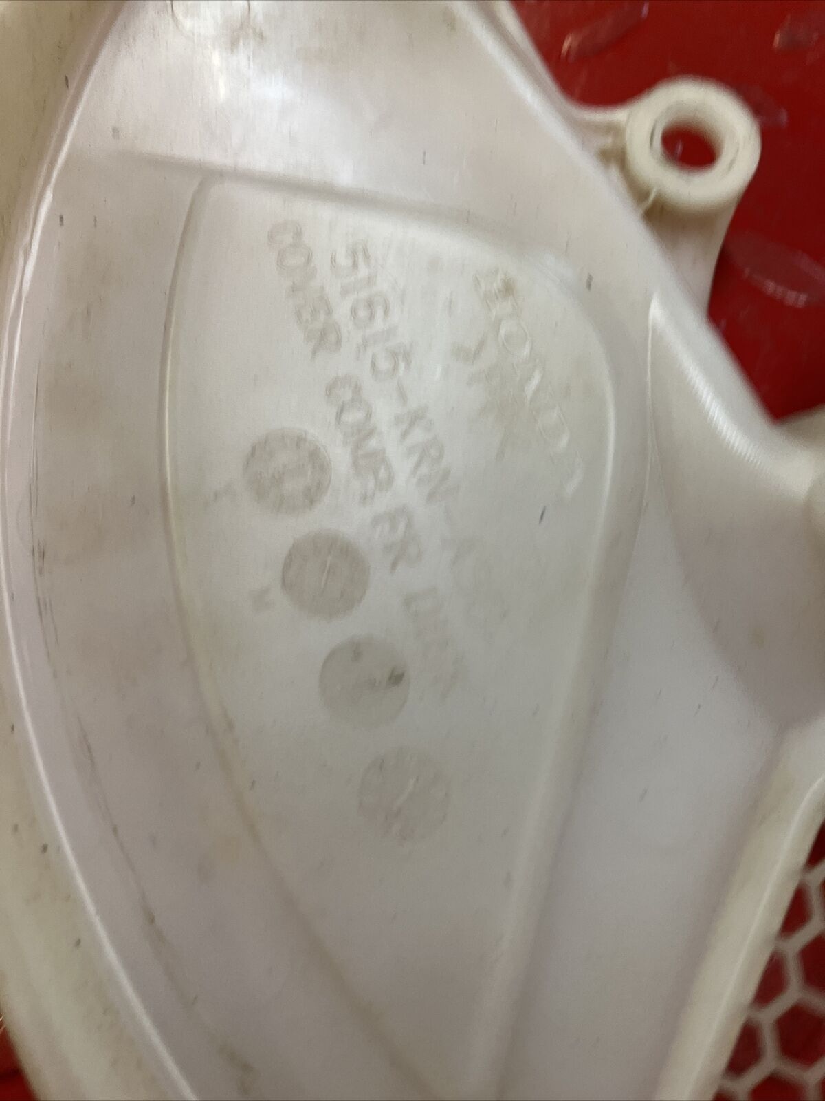 Honda CRF250R CRF450R 2009 2010 2011 front brake disk guard cover protector OEM