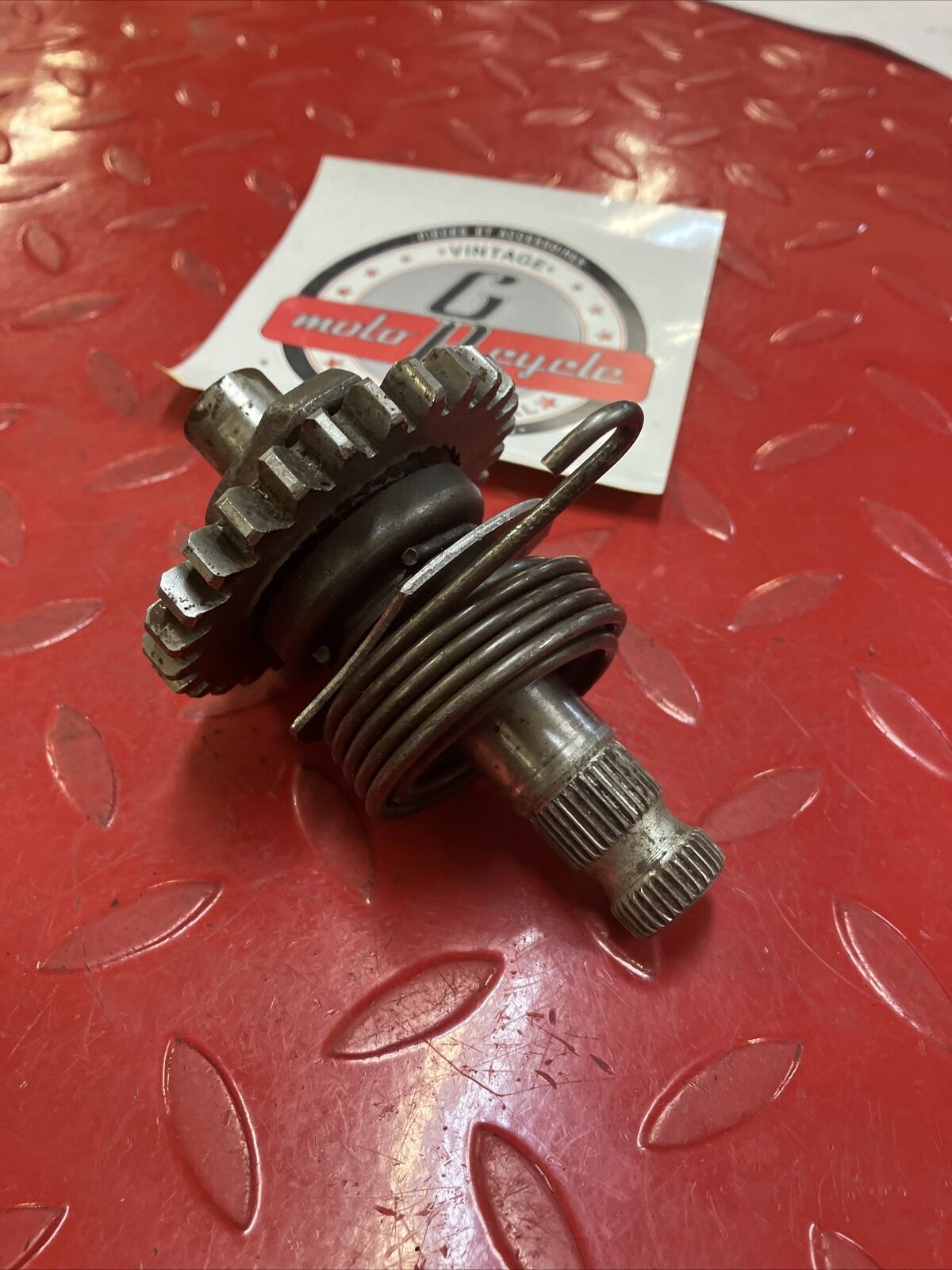 Yamaha RD400 1977 kickstarter kick starter shaft spindle gear 278-15660-01-00 2