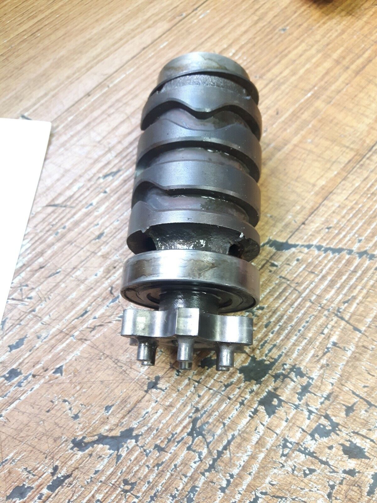 Yamaha YZ125 1986 transmission shift cam gearshift gear drum 1986 - 1990 87 89