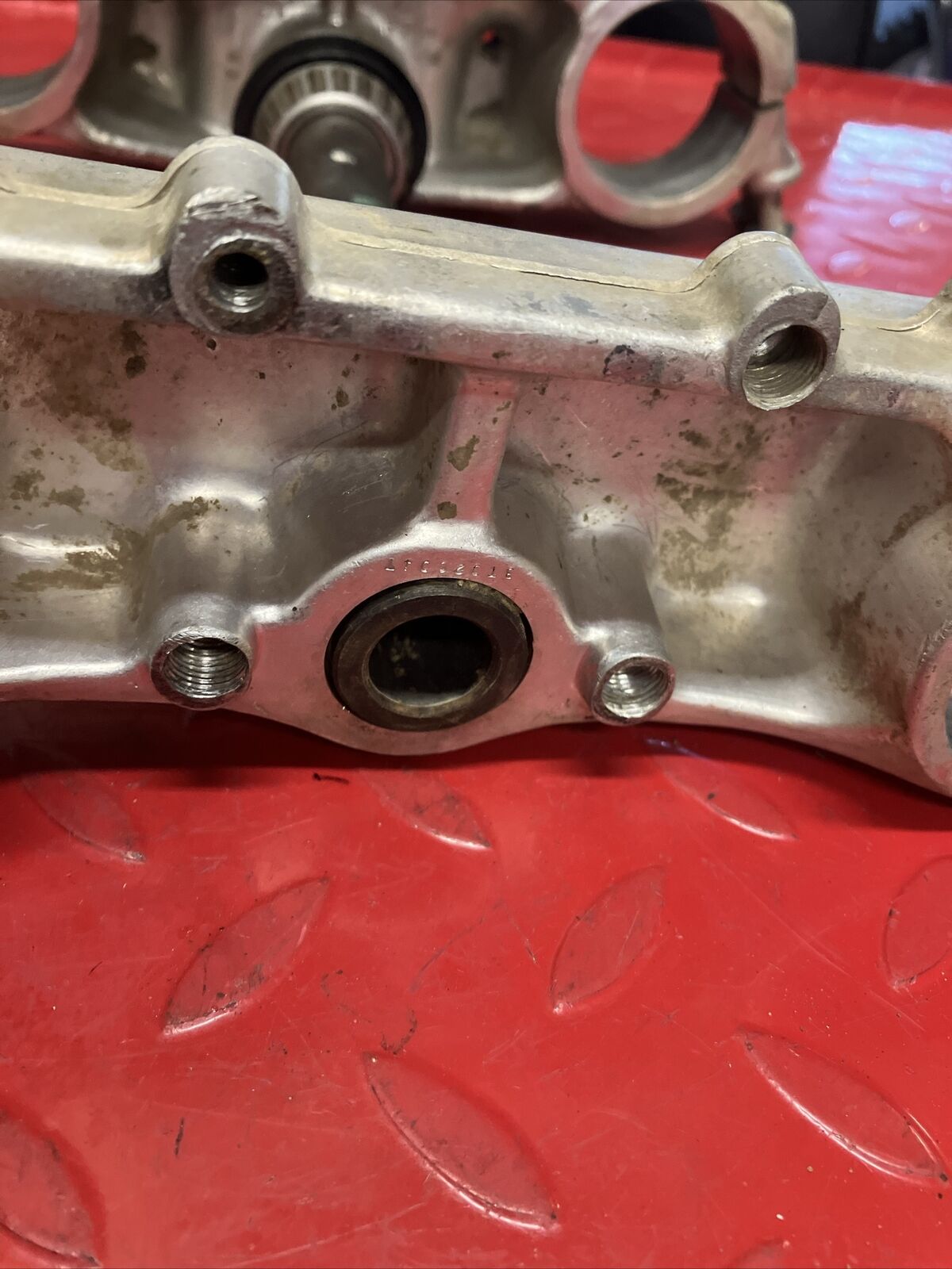 Honda CR250R 1990 Steering stem triple clamp tree top bridge 1991 CR125R 1990