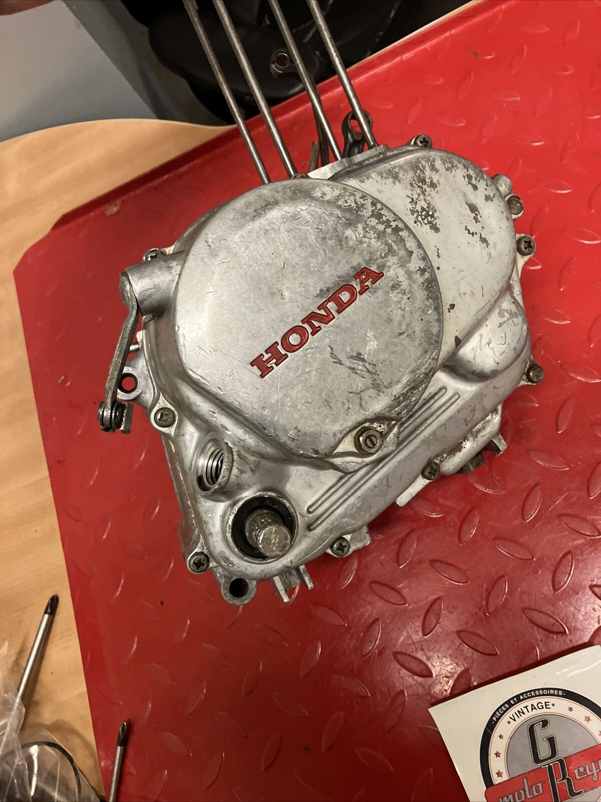 Honda XR80 1979 engine motor bottom end crankcase crankshaft transmission