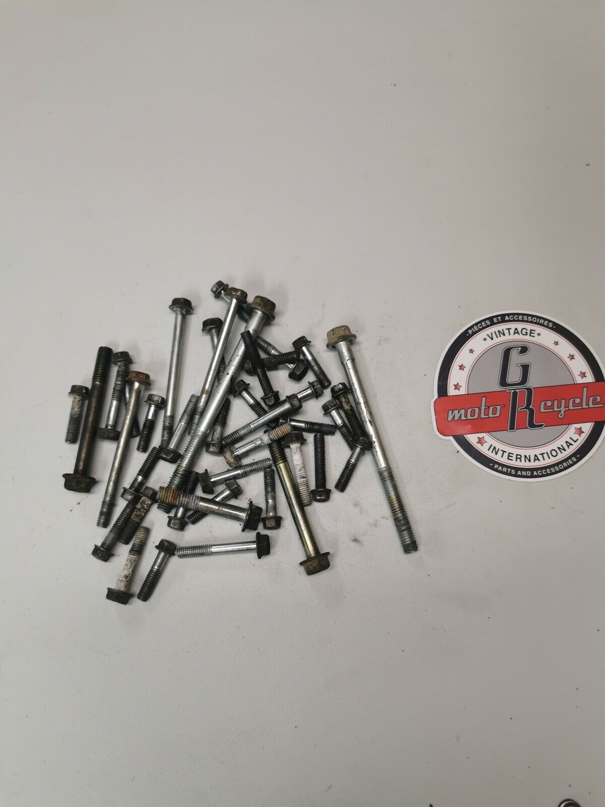 Honda XR250 1980 motor bottom end crankcase / cover bolt hardware