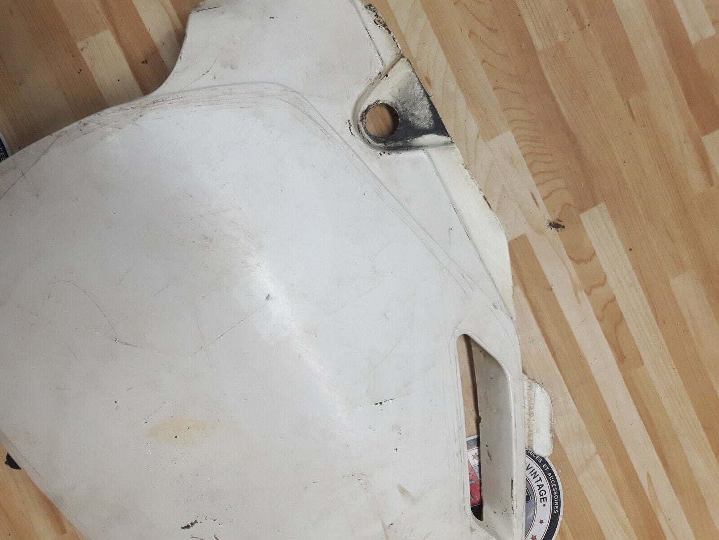 Honda CR250R 1990 right side cover panel number plate