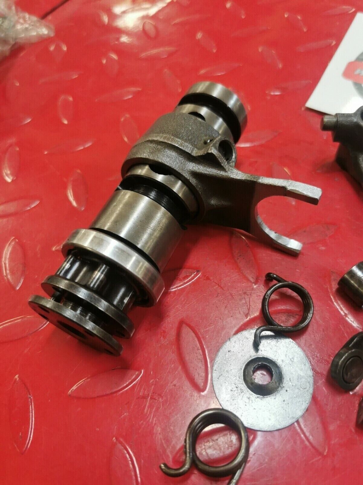 Honda CR250M 1976 transmission gearshift gear shift drum cam forks 24301-357-030