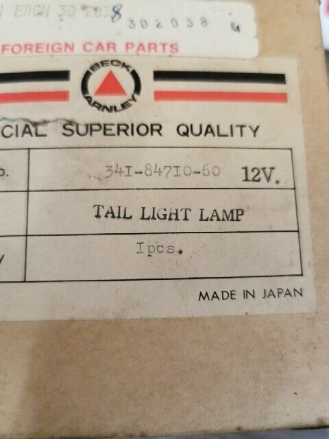 NOS YAMAHA RD250A RD200A TX750A TAILLIGHT UNIT ASSEMBLY 341-84710-60-00 Y147