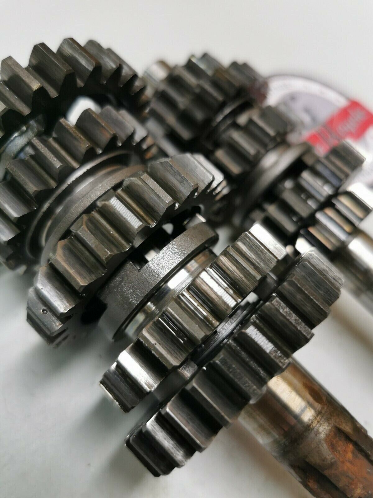 Suzuki RM250 1976 transmission mainshaft countershaft main counter shaft gear