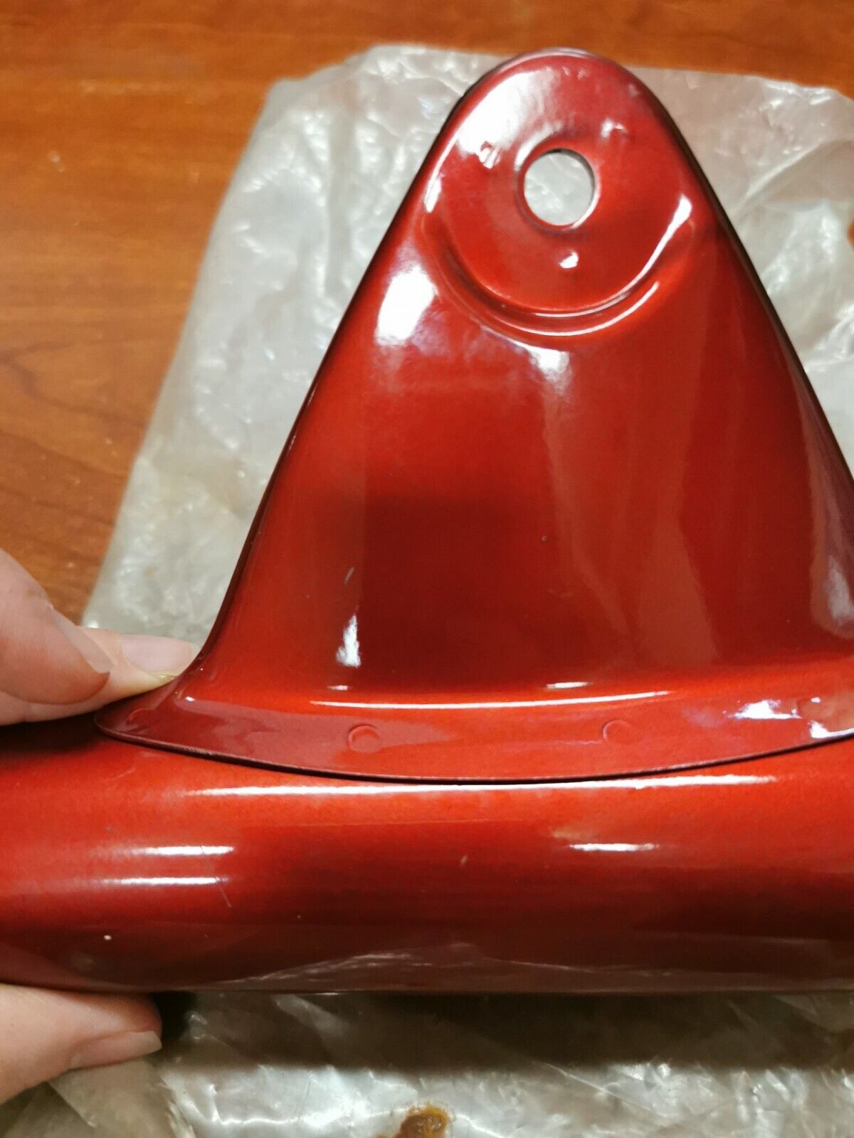NOS SUZUKI T20 T200 ? RIGHT FRONT FORK HEADLIGHT BRACKET EAR S30