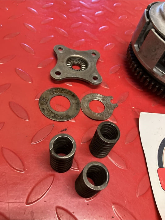 Honda XL350R 1986 clutch basket hub pressure plate assy