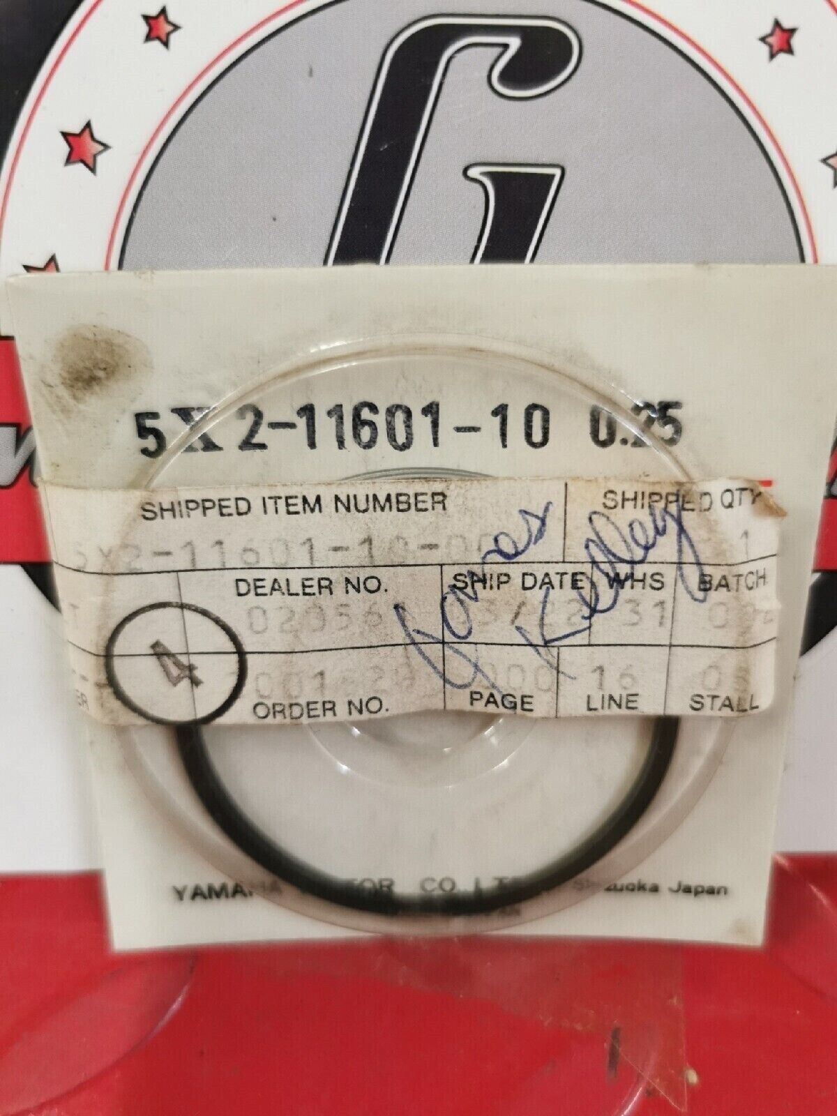 NOS YAMAHA YZ80 1981 PISTON RING SET 1ST 5X2-11601-10-00 Y50