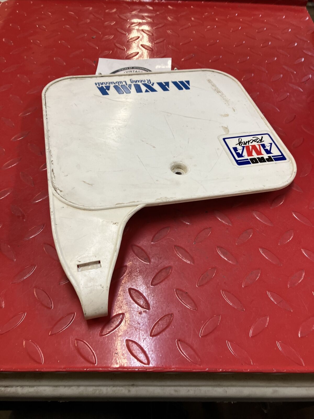 Honda CR250R 1988 front number plate panel fairing CR125R CR500R 61136-ML3-840 2