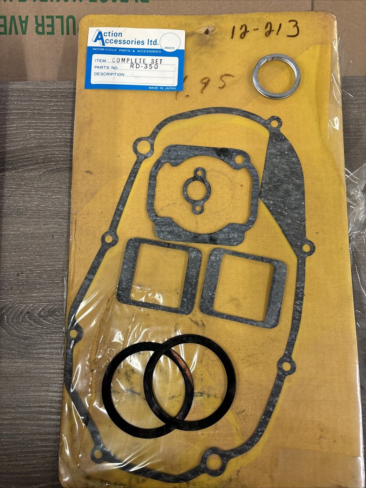 NOS ACTION ACCESSORIES RD350 GASKET KIT INCOMPLETE 12-213 J63