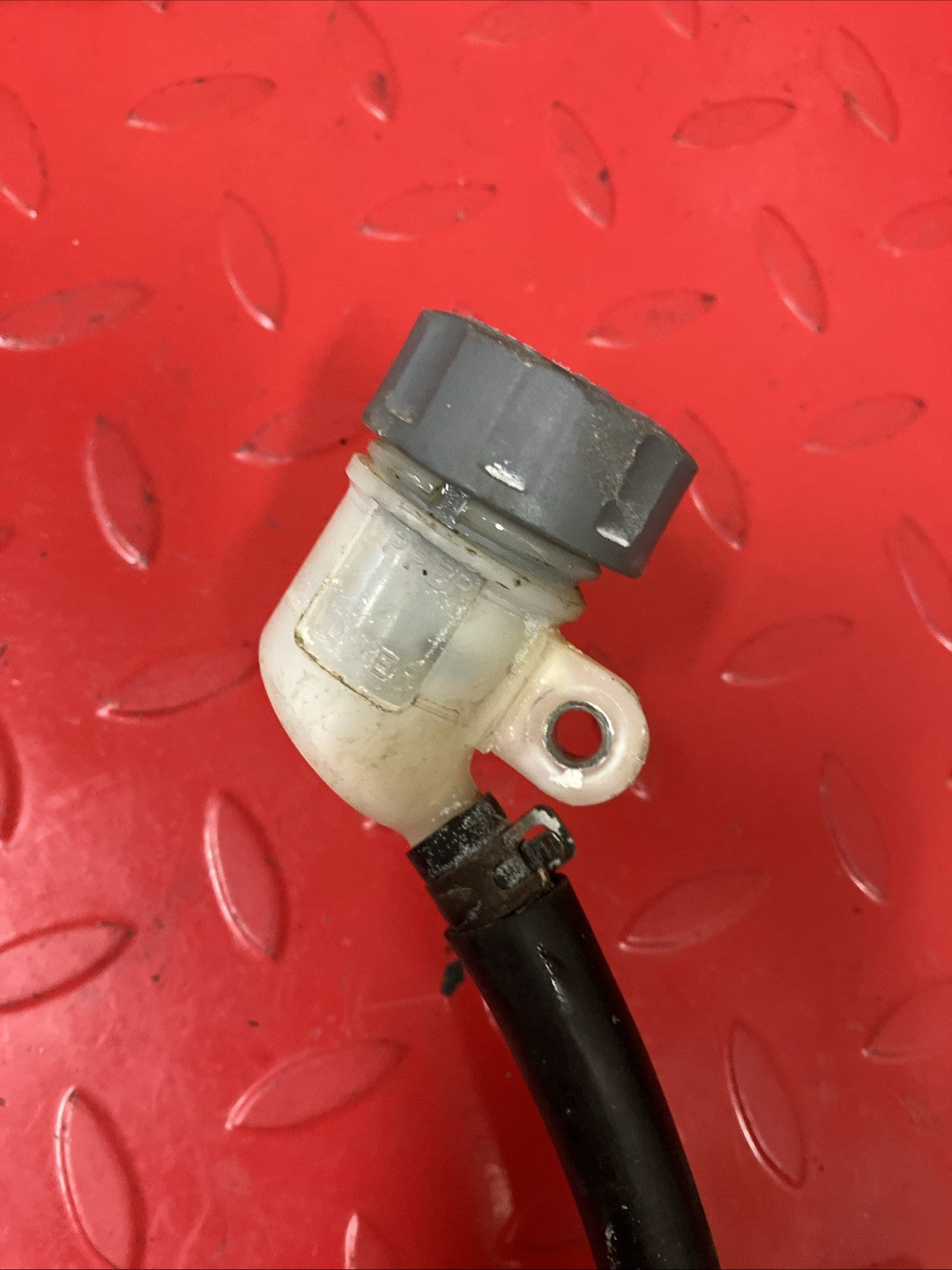 Honda CR250R 1991 Rear brake assembly caliper master cylinder hose 125 500 1990