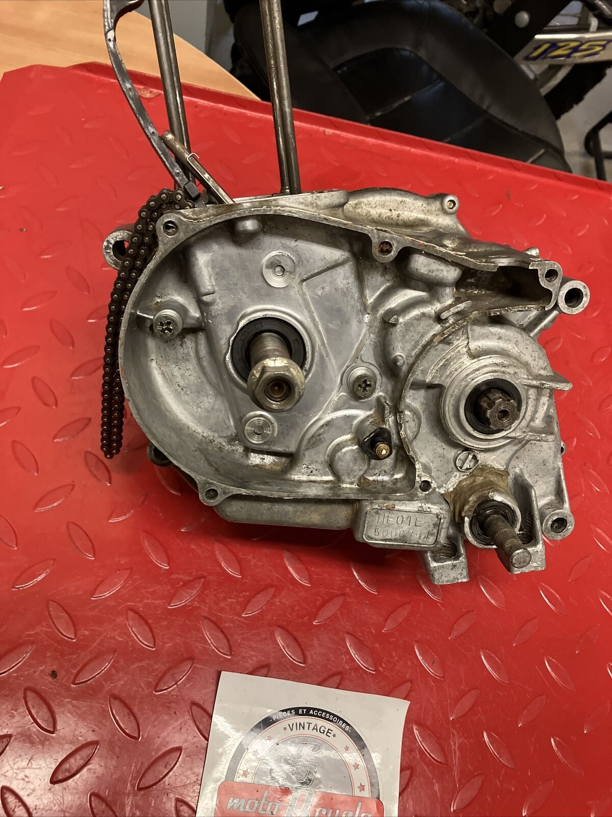 Honda XR80 1979 engine motor bottom end crankcase crankshaft transmission