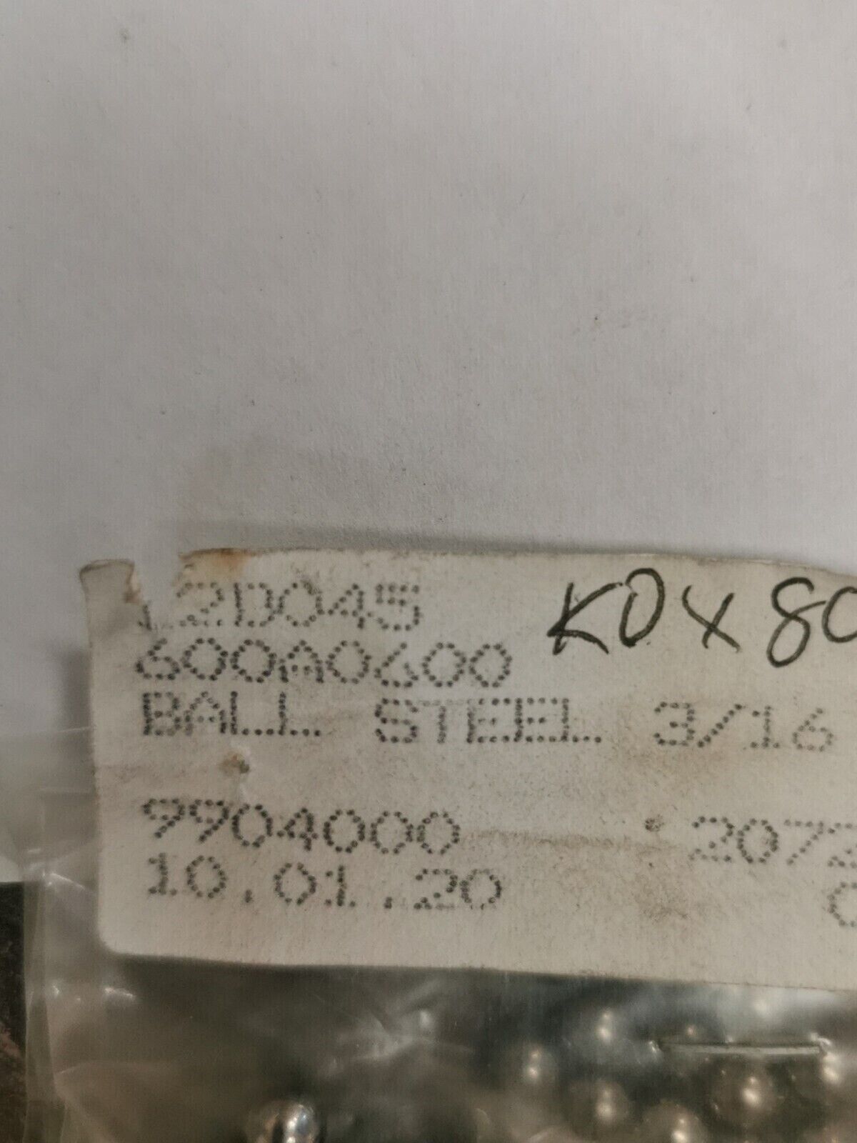 NOS KAWASAKI STEEL BALL 600A0600 K33
