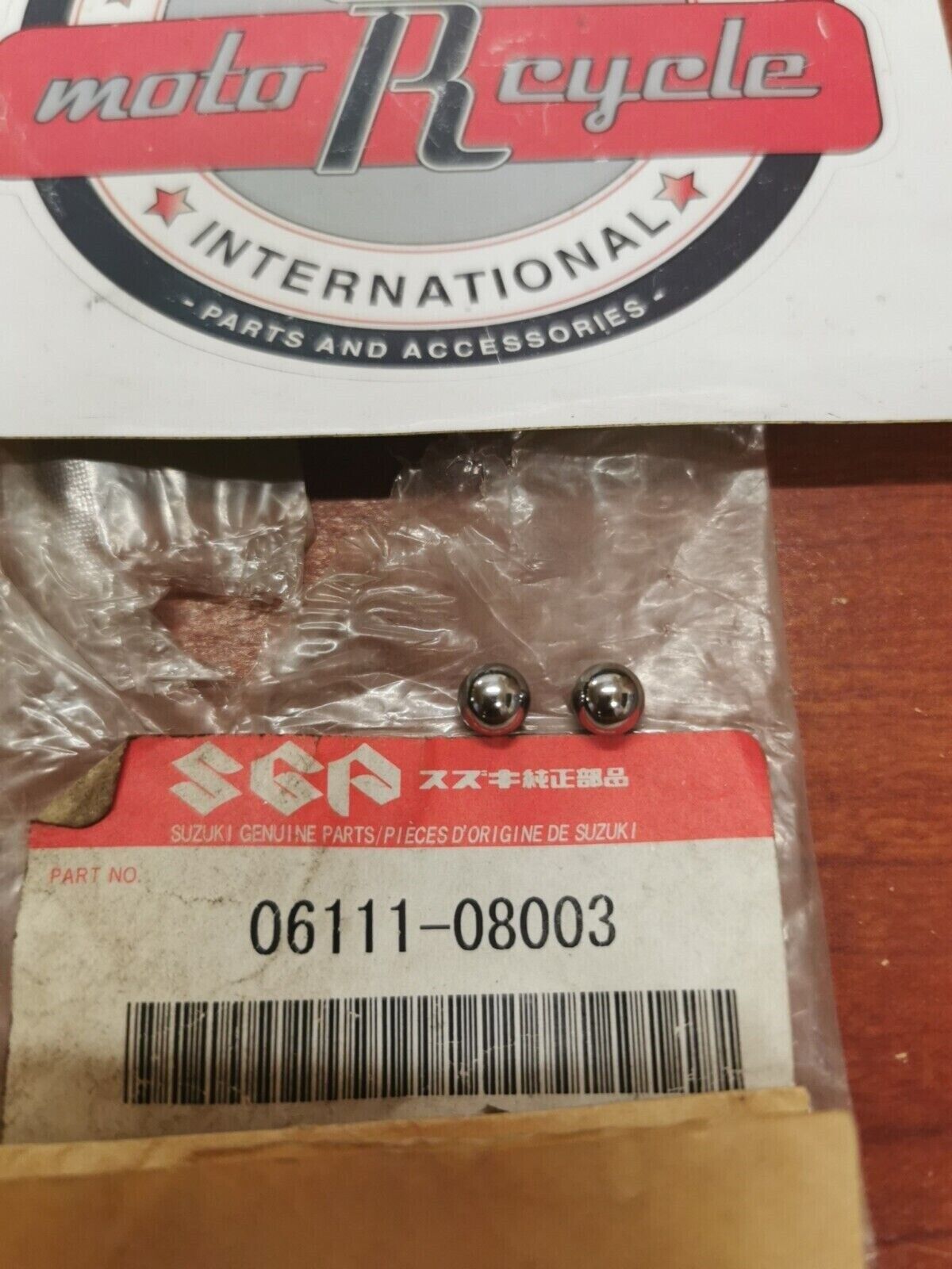NOS Suzuki BALL QTY.2 06111-08003 S19