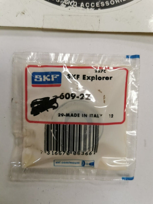 NOS SKF RADIAL SEALED BALL BEARING 609 2Z J18
