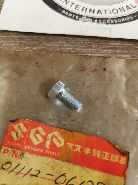 NOS SUZUKI A100 ALT125 ALT185 GS750B GS550C GS1100G BOLT 01112-06128 S54