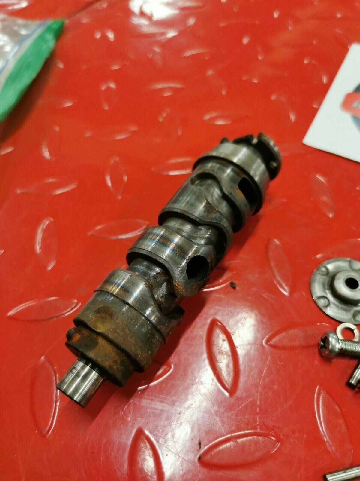 Yamaha MX100 1980 transmission gearshift gear shift drum cam RT100 DT100