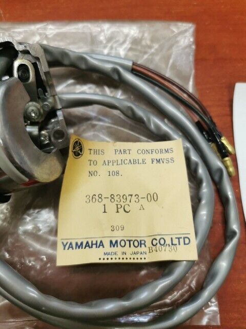 NOS Yamaha 1973 1974 GT1 GT80 HANDLE SWITCH 368-83973-00-00 Y133