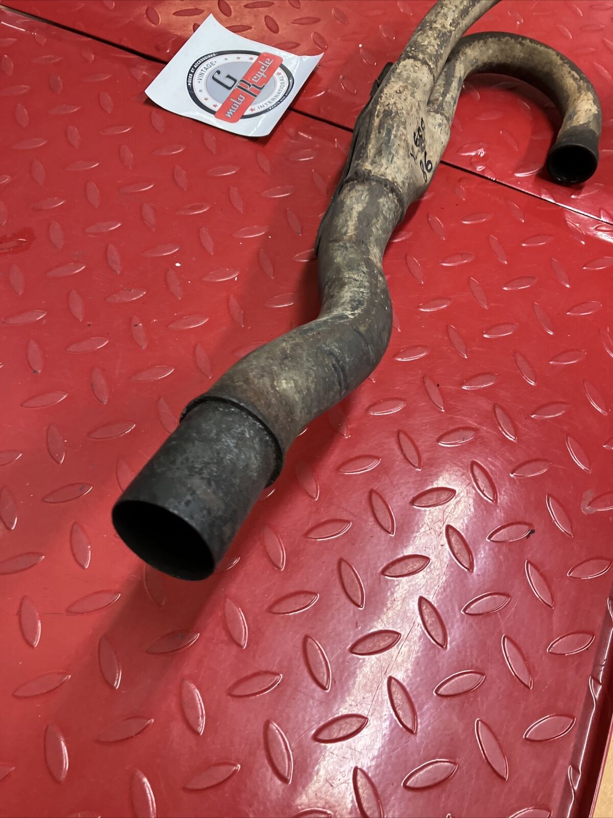 Honda XL600R 1986 exhaust pipe header 1983 1984 1985 1987
