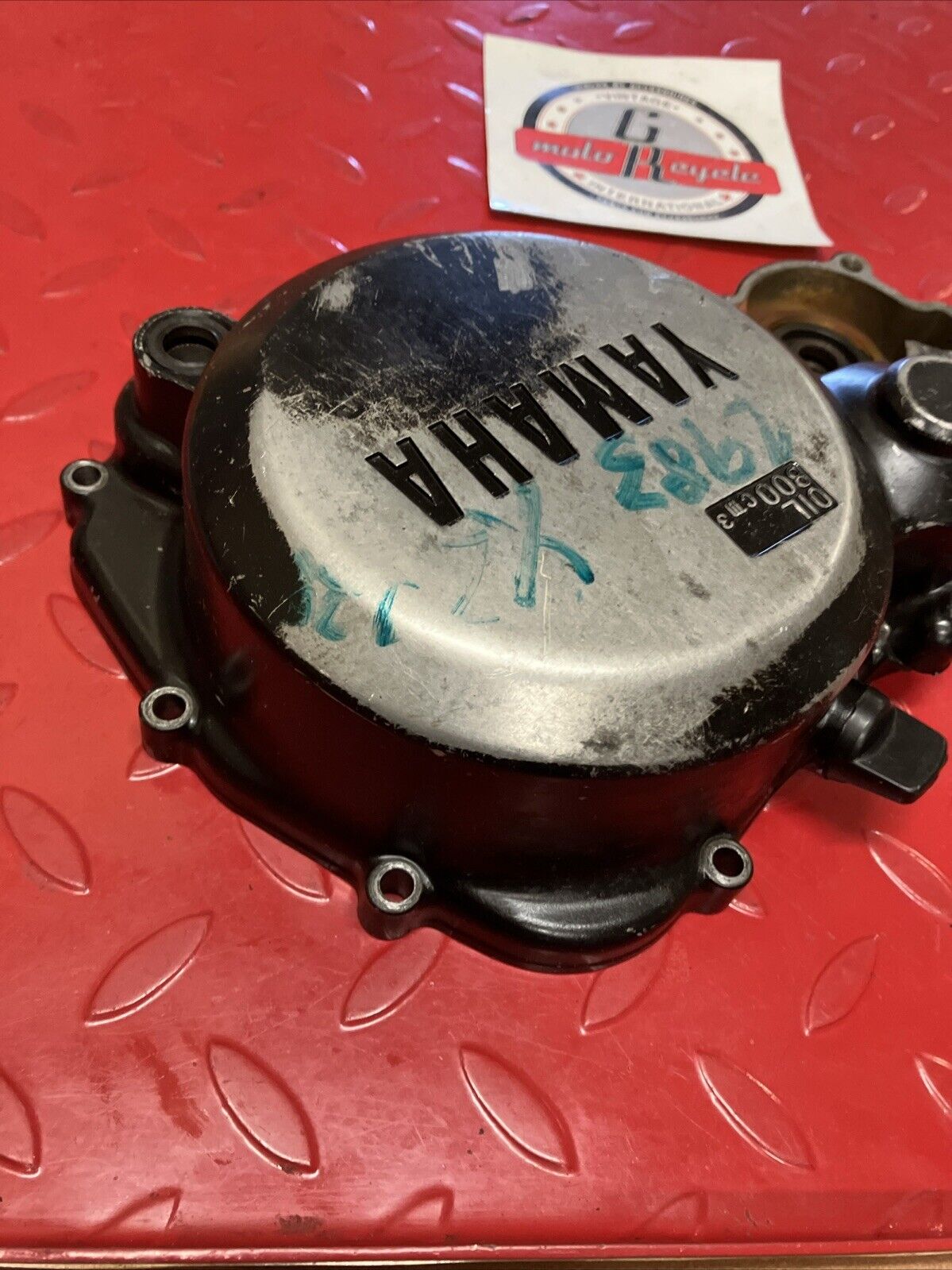 Yamaha YZ125 1983 Left crankcase clutch cover 1984 1985