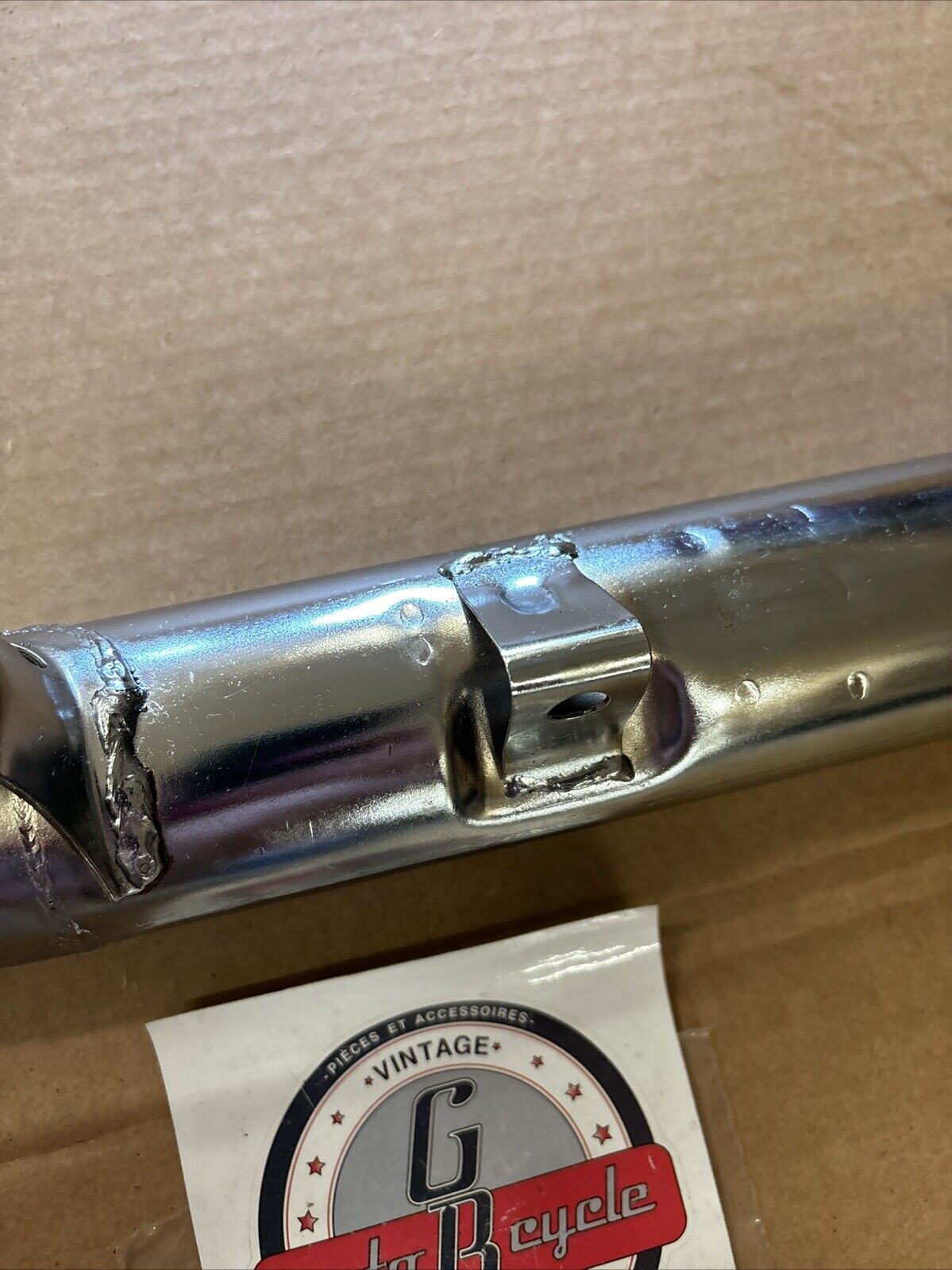 NOS Yamaha 1974 FS1 E F P PD MUFFLER 378-14710-01-00 YB3