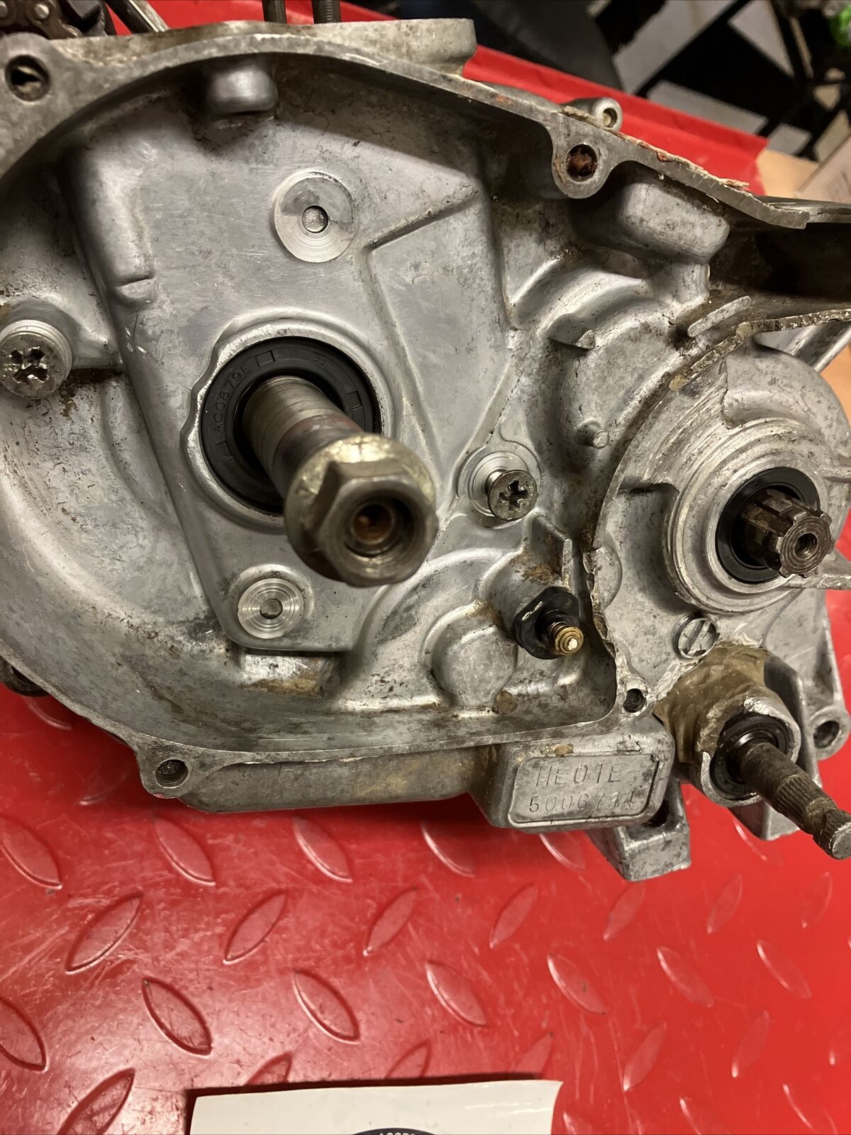 Honda XR80 1979 engine motor bottom end crankcase crankshaft transmission