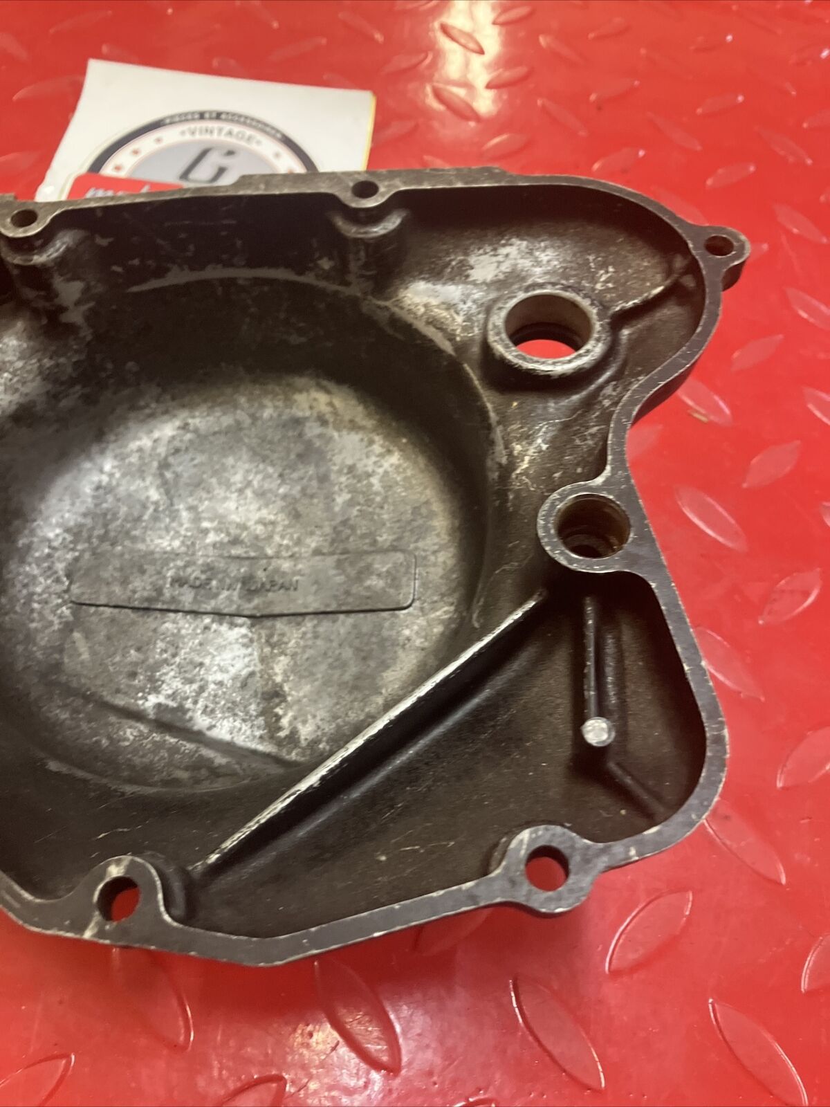 Suzuki RM125 1982 right crankcase clutch cover 1981 1983 2