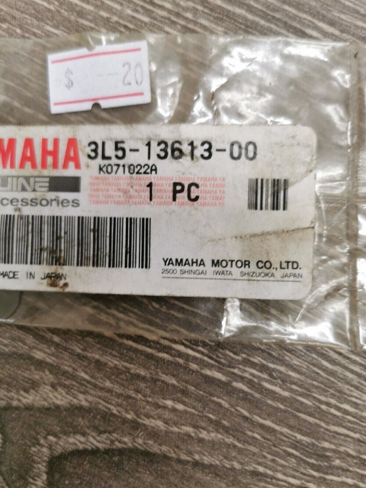 NOS YAMAHA PW50 REED VALVE 3L5-13613-00-00 Y58