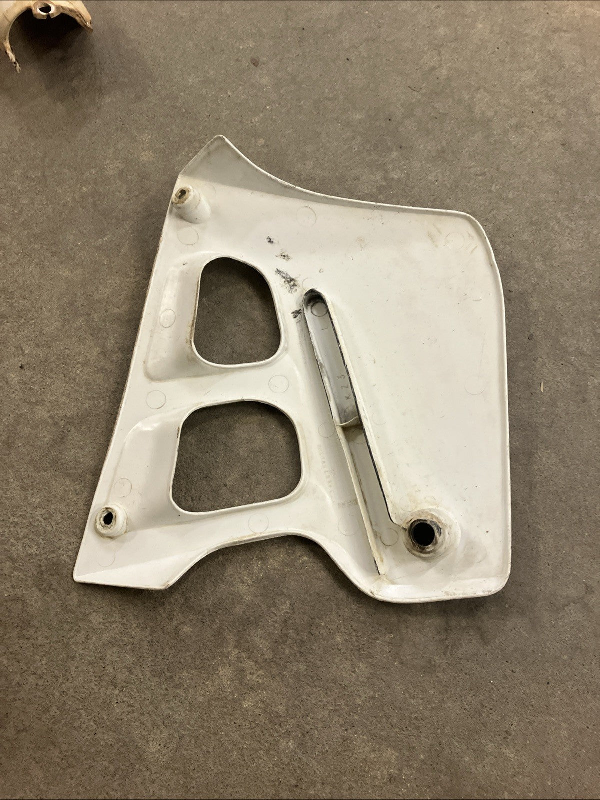 Honda CR250R 1991 1990 OEM Fender side cover number plate shroud KIT CR125R 1992