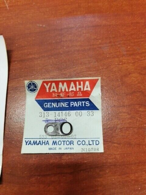 NOS Yamaha ET340 EX570 YZ125 PLATE 313-14146-00-33 SUB 313-14146-00-00 Y107