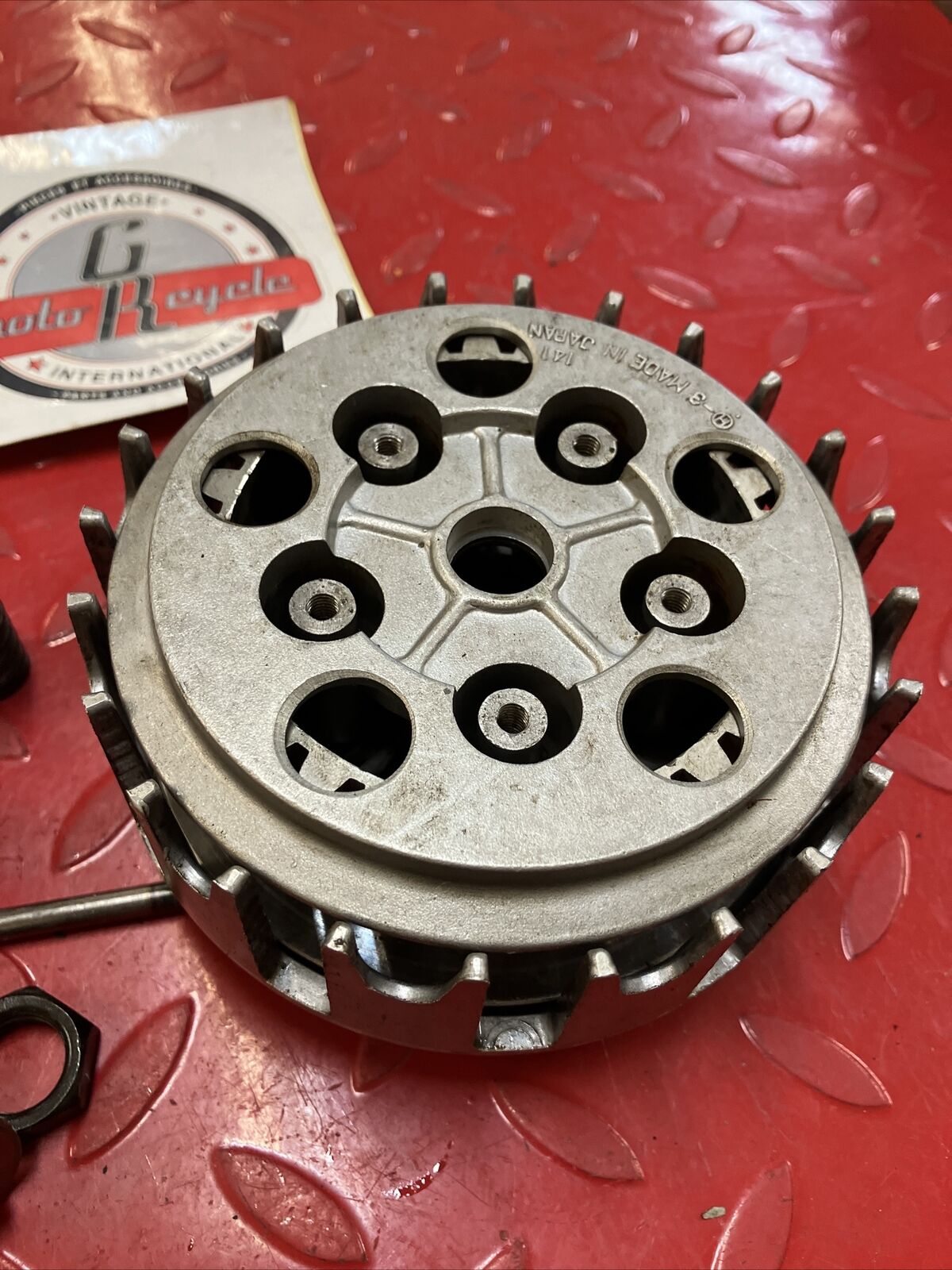 Suzuki RM125 1985 complete clutch basket hub pressure plate 1984 21200-14103 2
