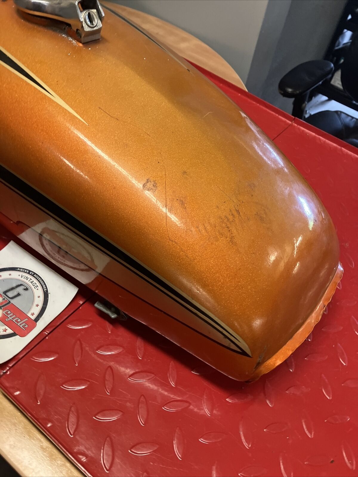 Yamaha TX750 1973 Fuel tank gas petrol reservoir
