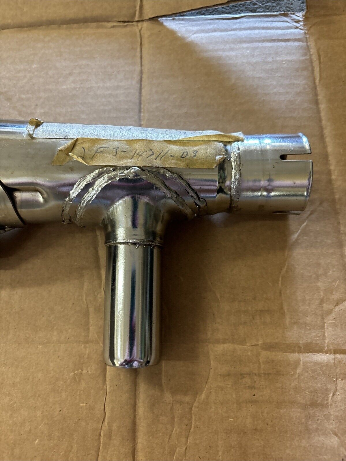NOS Yamaha 1979 XS750 LEFT MUFFLER 2F3-14711-03-00 SUB 2F3-14711-80-00 YB3