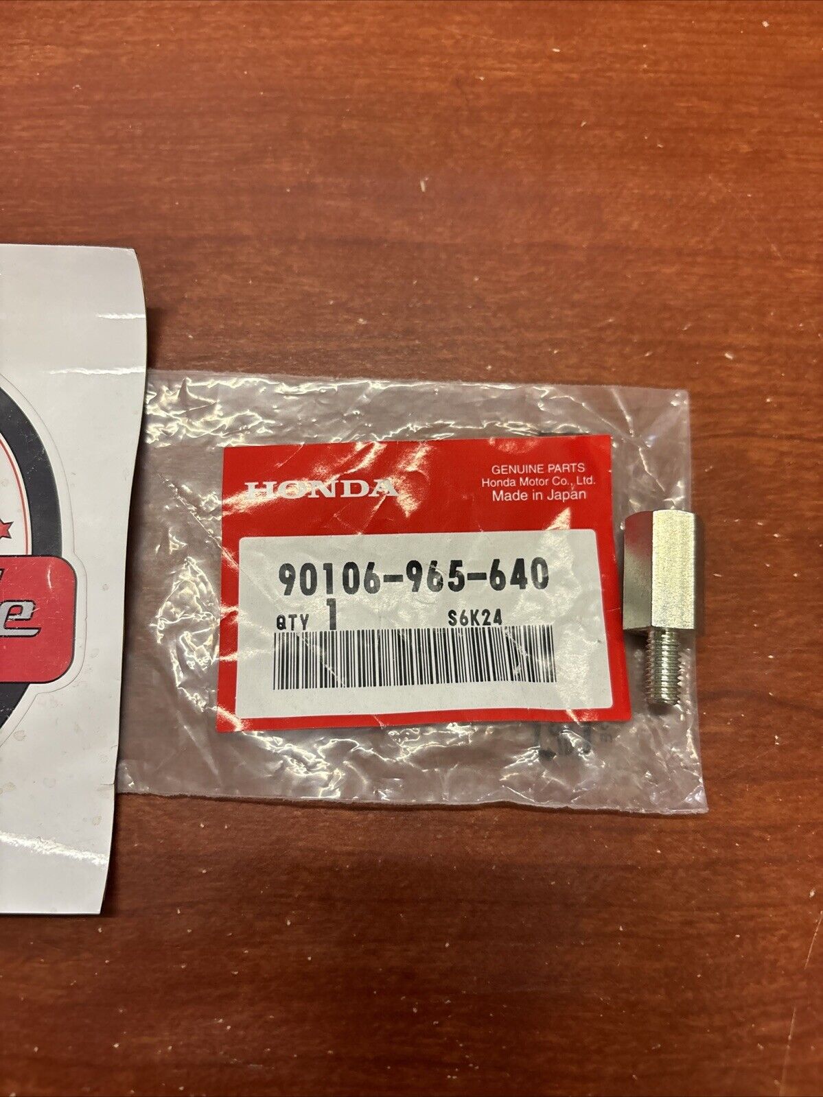 NOS Honda 1993 - 2006 TRX300EX REFLECTOR BOLT 90106-965-640 H135