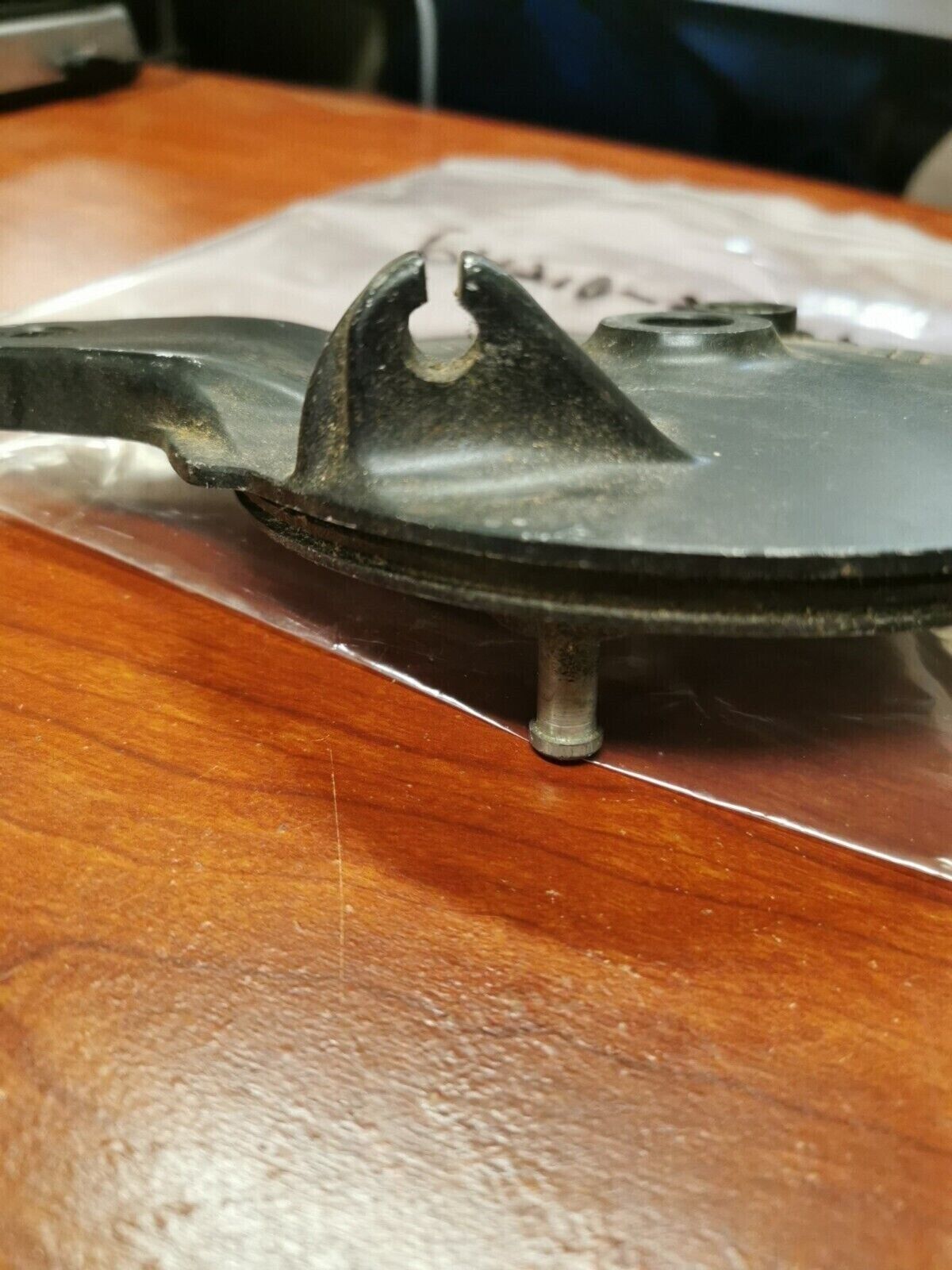 NOS SUZUKI 1973 - 1975 TM125 REAR HUB PANEL 64210-28301 SUB. 64210-28302 S30