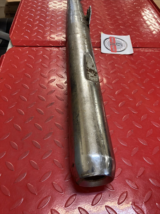 Yamaha RD400 1977 Left exhaust pipe silencer 1976 1978
