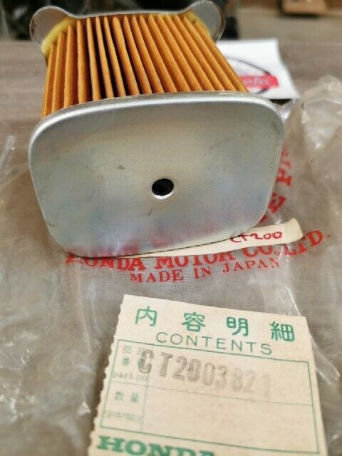 NOS HONDA CT200 1964 ELEMENT CLEANER CT2003821 SUB BY 17211-033-000 H94