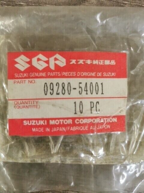 NOS SUZUKI ALT125 ALT185 AN125 AN400 DRZ125 DR100 O RING 09280-54001 S41