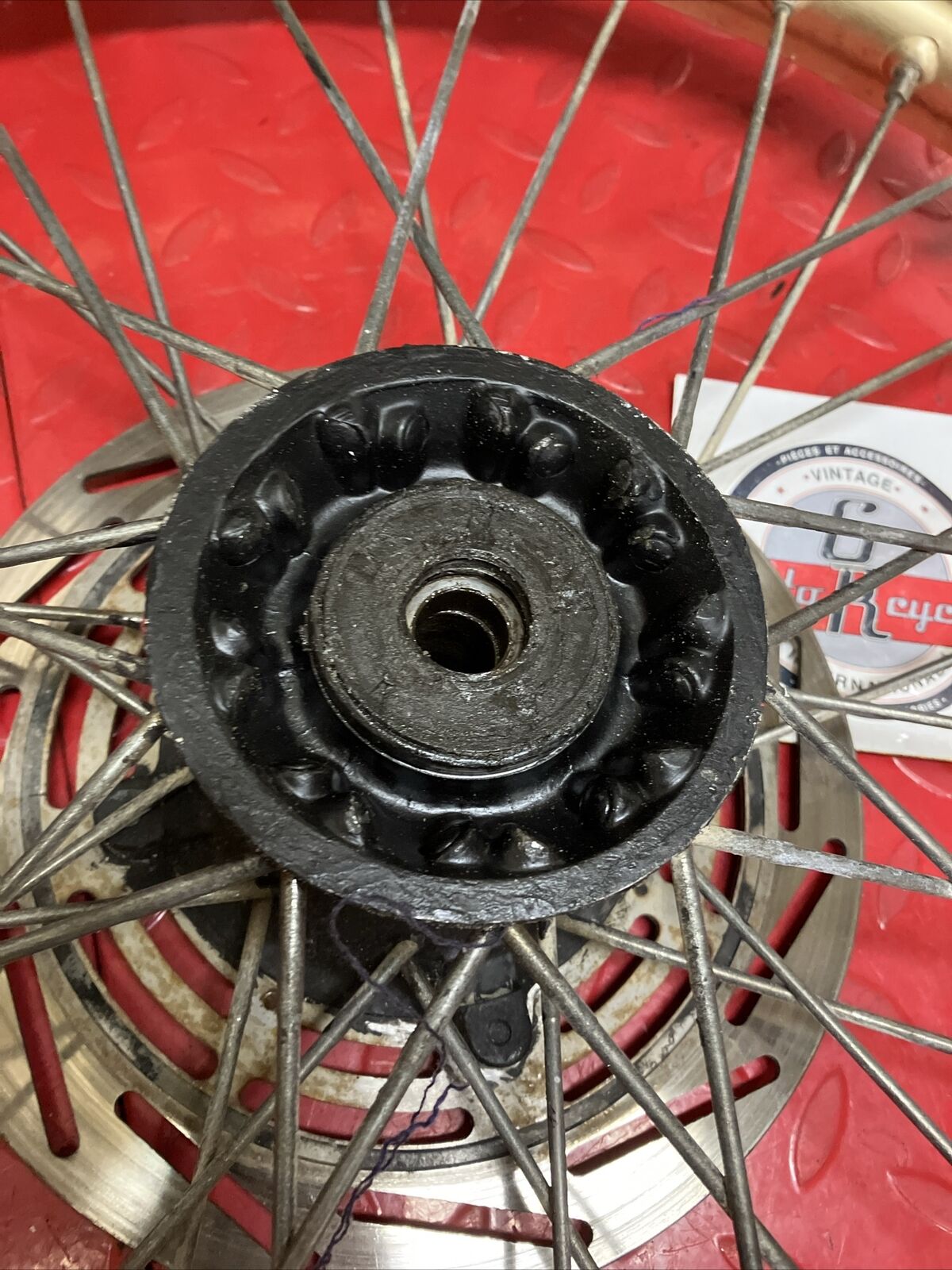 Honda CR125R 1987 Front wheel hub rim CR250R CR500R 1986