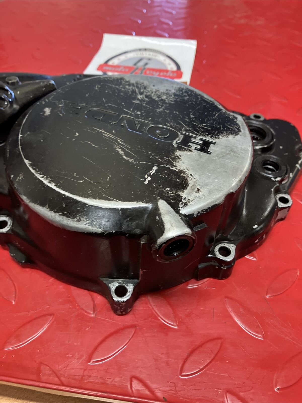 Honda XL350R 1984 Right crankcase clutch cover