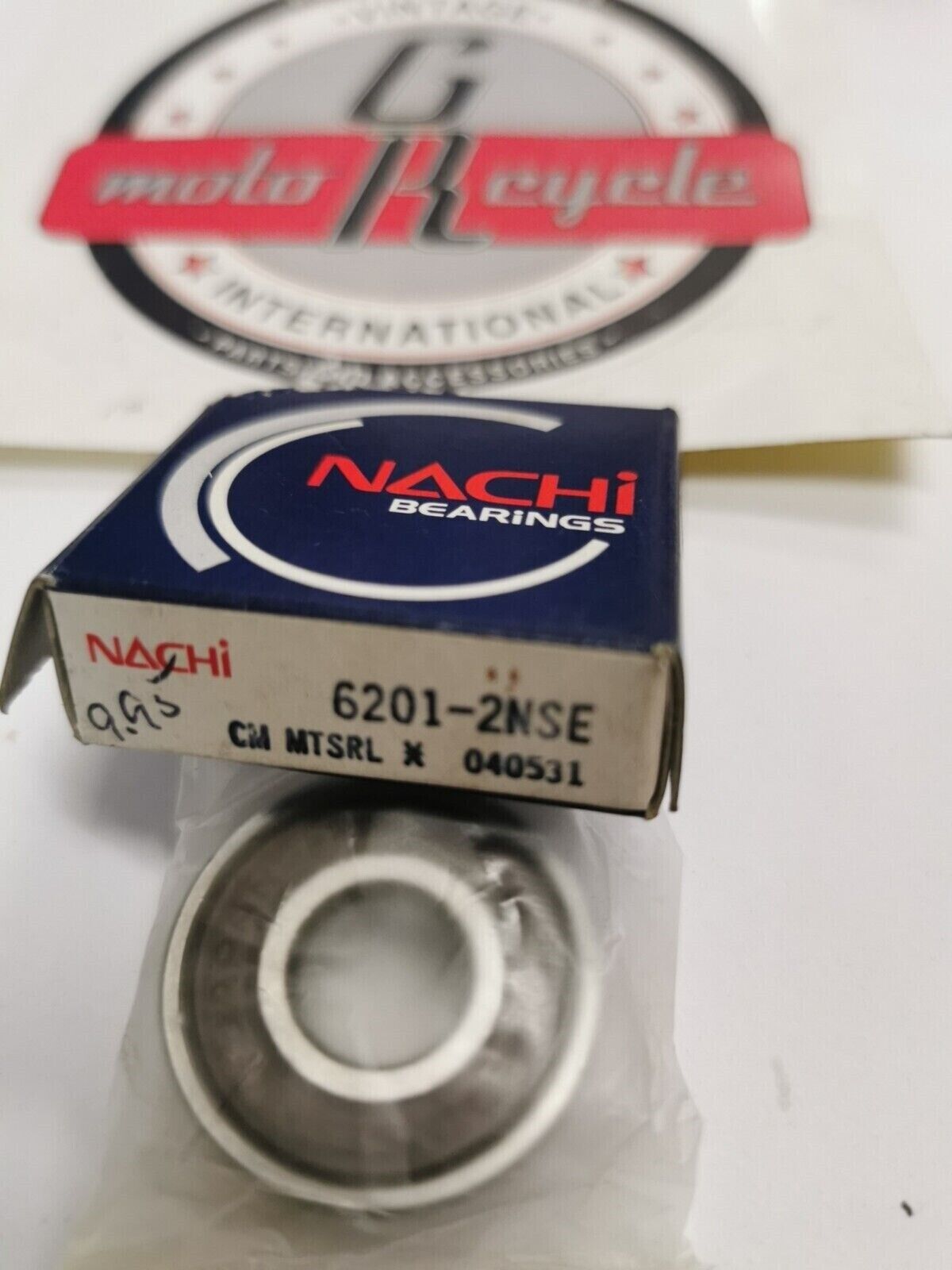 NOS NACHI Brand Sealed Ball Bearings 6201-2NSE J18
